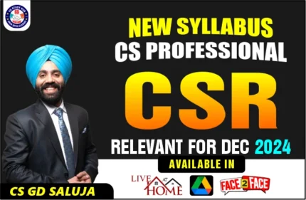 CS PROFESSIOANL (NEW SYLLABUS) ELECTIVE PAPER CSR