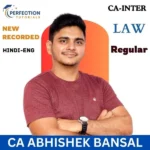 CA Inter, Corporate And Other Law (Full English), Fastrack Batch, By CA Abhishek Bansal, For Sep_26 & Jan_27 Exams