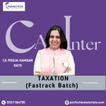 CA Inter Taxation Exam Oriented By CA Pooja Kamdar Date For Sep_26 & Jan_27 Exams