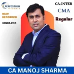 CA Inter, Cost & Management Accounting, Regular Batch, By CA Manoj Sharma For Sep_26 & Jan_27 Exams