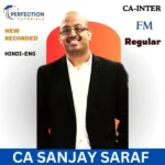 CA Inter Financial Management By CA Sanjay Saraf For Sep 26 & Jan 27 Exams