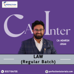 CA Inter Corporate And Other Law Regular/ Live Batch By CA Adarsh Joshi For Sept'26 & Jan'27 Exams