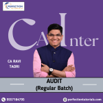 New CA Inter I Auditing and Ethics I Regular Batch I By CA Ravi Taori I For May/Sep'2026 Exams