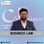 CA FOUNDATION NEW SYLLABUS LAW REGULAR BATCH BY CA ADARSH JOSHI FOR SEPT'26 & JAN'27 EXAMS