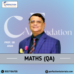CA FOUNDATION QUANTITATIVE APTITUDE RECORDED/ LIVE BATCH BY PROF G B JOSHI FOR SEPT'26 & JAN'27 EXAMS