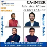 New CA Inter Combo IAdvance  Accounts, Law, GST, Audit I Regular Batch I For Jan/May'2026 Exams