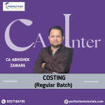CA Inter, Cost & Management Accounting, Regular Batch, By CA Abhishek Zaware For Sep'26 & Jan'27 Exams