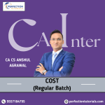 CA Inter, Cost And Management Accounts, Recorded/ Live Batch, By CA CS Anshul Agrawal, For Sep'26 & Jan'2027 Exams