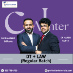 CA Inter Direct Taxation & Law (Regular Batch) By CA Harsh Gupta & CA Bhanwar Borana For Sep 26 & Jan 27 Exams
