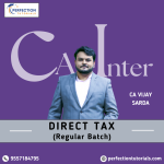 New CA Inter I Direct Tax I Regular Batch I By CA Vijay Sarda May/Sep'26 Exams