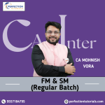 CA Inter FM-SM Regular Batch By CA Mohnish Vora For May/Sep'2026 Exams