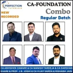 CA FOUNDATION NEW SYLLABUS COMBO REGULAR LECTURES FOR SEP'26 & JAN'27 EXAMS