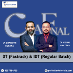 CA Final DT Exam Oriented and IDT Regular Combo By CA Bhanwar Borana and CA Vishal Bhattad For May & Nov 26 Exams