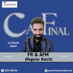 CA Final | FR & AFM | Regular Batch | CA Pratik Jagati For May/Nov 26/27/28 Exams