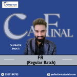 CA Final | Financial Reporting ( FR ) | Regular Batch | CA Pratik Jagati | For Sept'26 & Jan'27 Exams