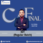 CA Final | Indirect Tax IDT | Regular In-Depth | CA Vishal Bhattad | May/Nov 26/27/28 Exams