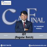 CA Final Indirect Tax (IDT) Full Course For Nov'26/27/28 Exams By CA Yashvant Mangal