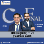 CA FINAL Direct Tax (Exam Oriented ) & Indirect Tax (Regular Batch ) By CA Bhanwar Borana & CA Rajkumar For Nov'2026 & May'27 Exams