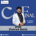 CA Final Set B SPOM (SCPM) Fastrack Batch For Nov'26 & May'27 Onwards