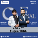 CA Final Direct Tax & AFM (Regular Batch) For May/Nov 26/27/28 Exams