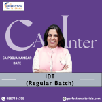 CA Inter Indirect Tax Regular Batch By CA Pooja Kamdar date For Sep_26 & Jan 27