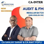 CA Inter, AUDIT & FM (COMBO), Regular Batch, For Sep 26 & Jan 27 Exams