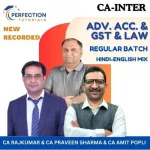 CA Inter, Advanced Accounting & Law & GST(COMBO), Recorded/ Live Batch, For May/Sep'2026 Exams