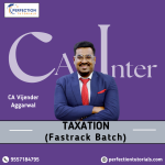 CA Inter, Taxation, Exam-Oriented Batch, by CA Vijender Aggarwal, For Jan'26 Exams