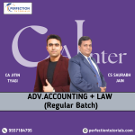 CA Inter, Advanced Accounting & Law, Regular Batch, For Sep'26 & Jan'27 Exams