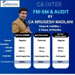 CA INTER, AUDIT & FM-SM Combo, By CA Mrugesh Madlani, For Sept_26 & Onwards