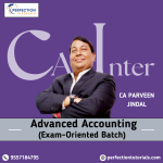 CA Inter, Advanced Accounting, Exam-Oriented Batch, By CA Parveen Jindal For Sep 26 & Jan 27 Exams