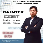 CA Inter Cost & Management Accounting Regular Batch For Sep_26 & Jan_27 Exams