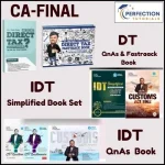 CA/CMA Final | DT FastTrack, DT Questionnaire, IDT Simplified Books, IDT Questionnaires | CA Vijay Sarda & CA Vishal Bhattad