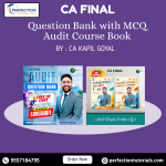 CA Final, Audit, Full Book Set, (3 Course Book and 1 book of MCQ QB & Chart Book) By CA Kapil Goyal