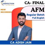 CA Final, Advanced Financial Management, Full English, Regular Batch For May/Nov 26/27/28 By CA Adish Jain