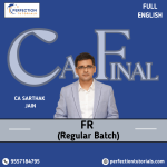 CA Final, Financial Reporting, Full English, Regular Batch, By CA Sarthak Jain For May/Nov 26/27/28 Exams