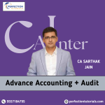 CA Inter, Advanced Accounting and Audit, Regular Batch, By CA Sarthak Jain For Nov'26 & May'27 Exams