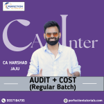 CA Inter Audit & Costing Regular Combo (May,Sept 26 & Jan 2027) | CA Harshad Jaju