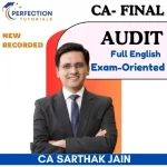 CA Final, Audit, Full English, Exam Oriented, By CA Sarthak Jain
