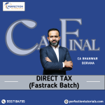 CA/CMA Final DT (Exam Oriented- Fastrack Batch) For Nov' 26 & May' 27 By Bhanwar Borana