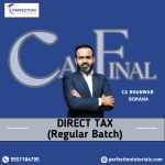 CA/CMA Final Direct Tax (Regular Batch) For Nov'26 & May'27 By CA Bhanwar Borana