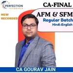 CA Final, AFM & SFM, Regular Batch, By CA Gourav Jain For May/Nov 26/27/28 onwards