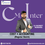 CMA Inter, Cost Accounting, Regular Batch, CA Navneet Mundhra For Dec'25 & June'26  onwards