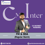 CMA Inter, FM & BDA, Regular Batch, By CA Navneet Mundhra, For Dec_25 Exams