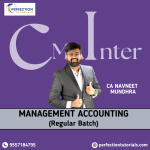 CMA Inter, Management Accounting, Regular Batch, By CA Navneet Mundhra For Dec_25 & June_26 Exams