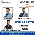 CMA INTER, Taxation & Law & Financial Accounting, Regular Batch, By Prof. Saleem Quriashee, CS CA Shrikant Patil & CS Tushar Pahade