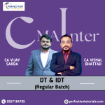 New CMA Inter Combo | DT, IDT | Regular Batch | CA Vijay Sarda,CA Vishal Bhattad | Dec 2025 & June 2026