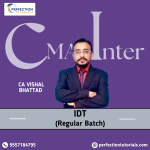 CMA Inter Indirect Tax (Regular Batch) For June/Dec'26 Exams By Vishal Bhattad