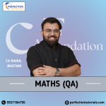 CA Foundation, Quantitative Aptitude, Regular Batch, By CA Rahul Bhutani For Sep'26 Exams