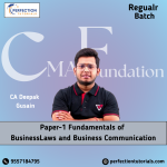 CA Foundation, Paper-1 Fundamentals of Business Laws and Business Communication, Regular Batch, By CA Deepak Gusain